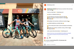 web redes sociales para bike the way creadas por Nice people group