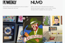 web creada por nice people group para nacional records