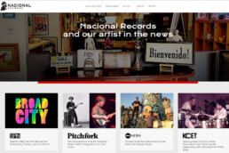 web creada por nice people group para nacional records