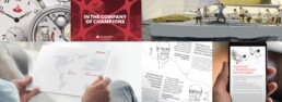 collage diseño para santander private banking